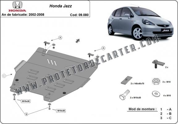 Protetor de Carter de aço Honda Jazz