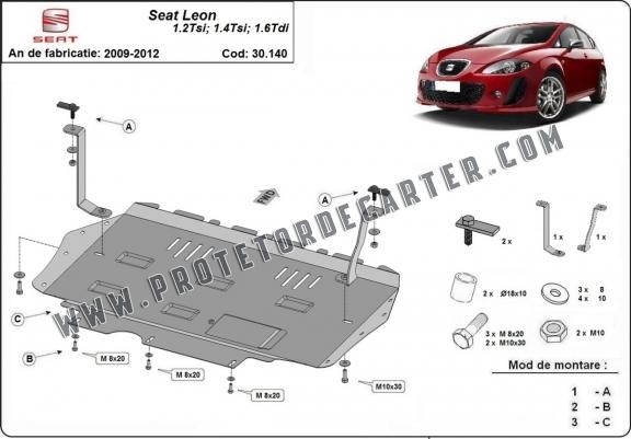 Protetor de Carter de aço Seat Leon