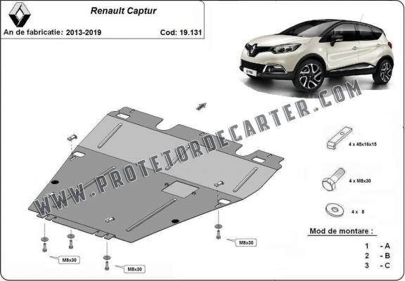 Protetor de Carter de aço Renault Captur