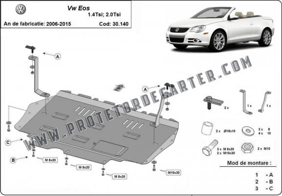 Protetor de Carter de aço Volkswagen Eos
