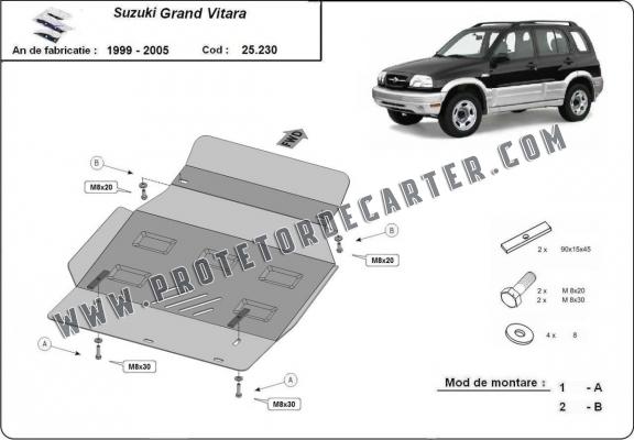 Protetor de Carter de aço Suzuki Grand Vitara