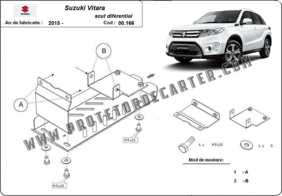  Protetor diferencial de aço  Suzuki Vitara