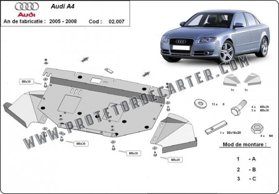 Protetor de Carter de aço Audi A4 B7 All Road