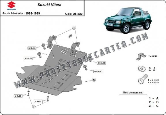 Protetor de Carter de aço Suzuki Vitara