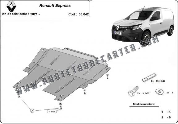 Protetor de Carter de aço Renault Express