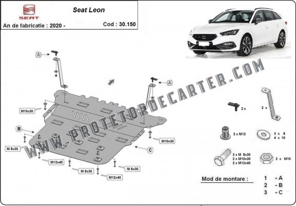 Protetor de Carter de aço Seat Leon