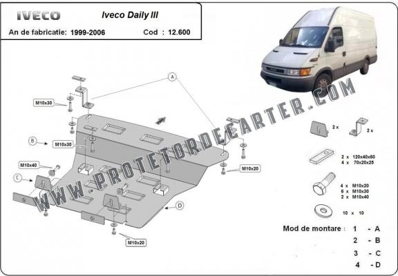 Protetor de Carter de aço Iveco Daily 3