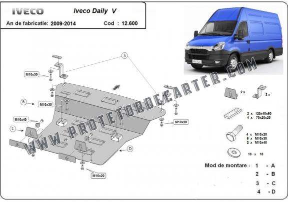 Protetor de Carter de aço Iveco Daily 5