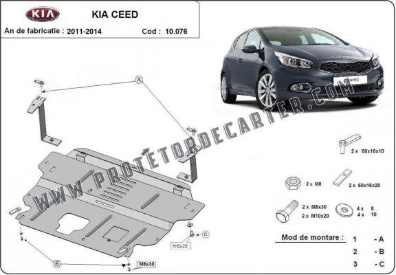 Protetor de Carter de aço Kia Ceed