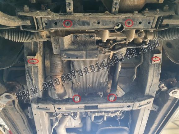 Protetor de caixa de velocidades de aço  SsangYong Rexton