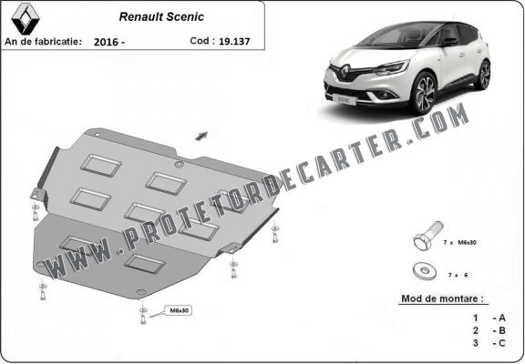 Protetor de Carter de aço Renault Scenic 4