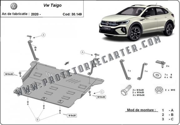 Protetor de Carter de aço VW Taigo