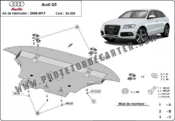 Protetor de Carter de aço Audi Q5