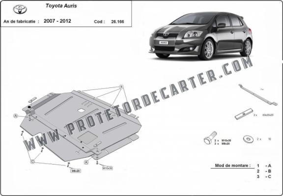 Protetor de Carter de aço Toyota Auris