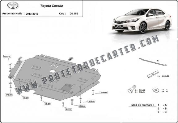 Protetor de Carter de aço Toyota Corolla