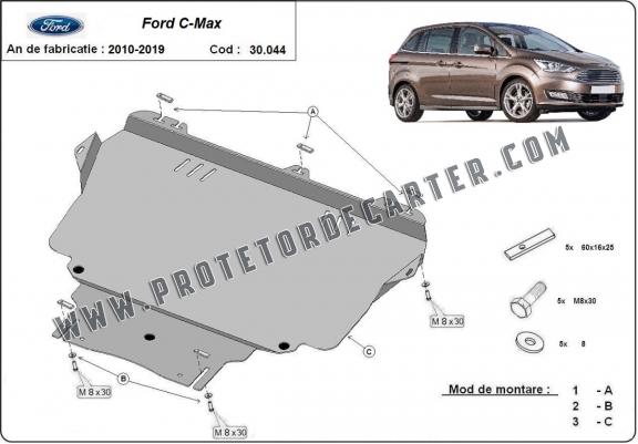 Protetor de Carter de aço Ford C - Max