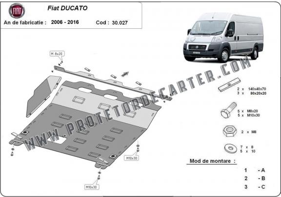 Protetor de Carter de aço Fiat Ducato