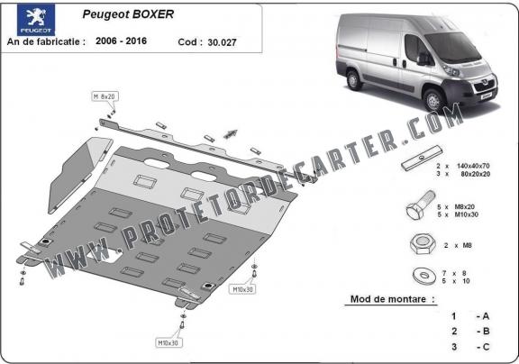 Protetor de Carter de aço Peugeot Boxer