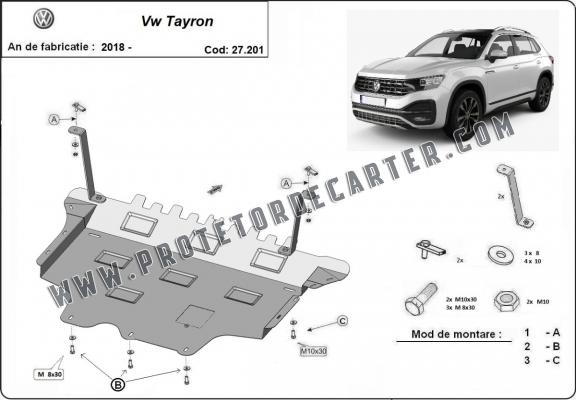 Protetor de Carter de aço VW Tayron