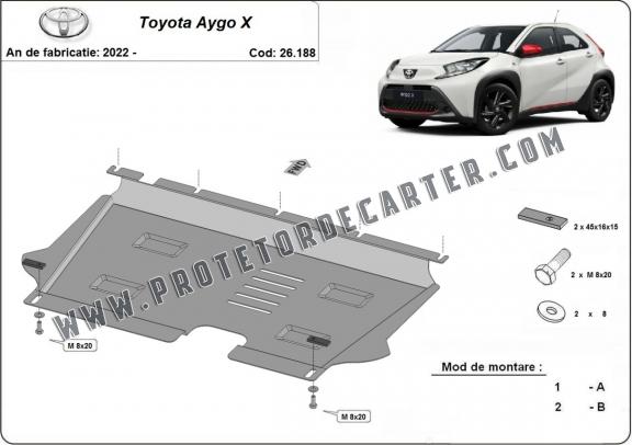 Protetor de Carter de aço Toyota Aygo X