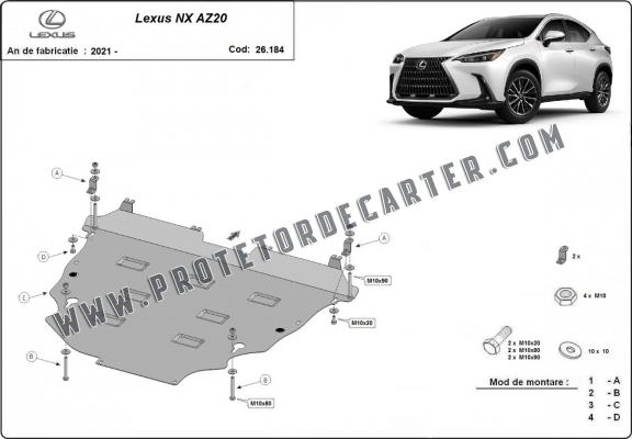 Protetor de Carter de aço Lexus NX AZ20