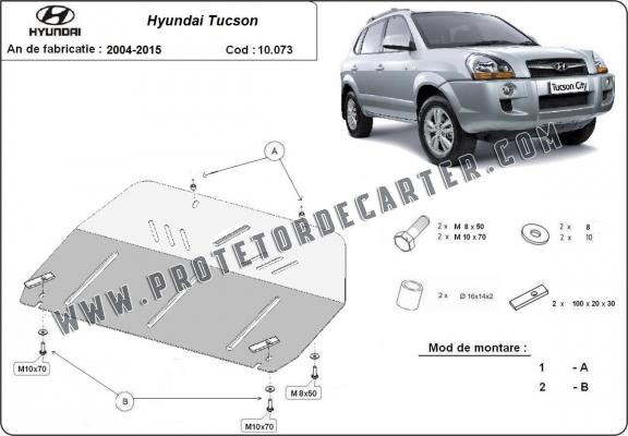 Protetor de Carter de aço Hyundai Tucson