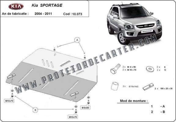 Protetor de Carter de aço Kia Sportage