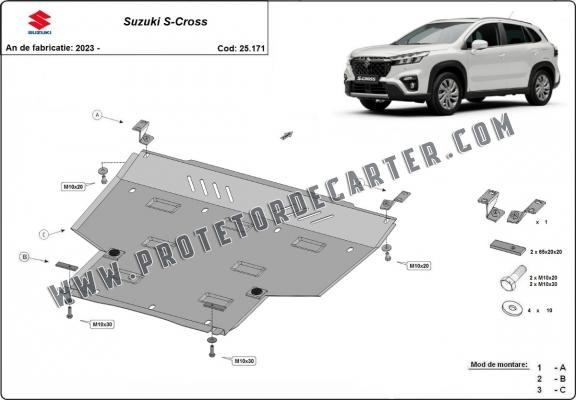 Protetor de Carter de aço Suzuki S-Cross