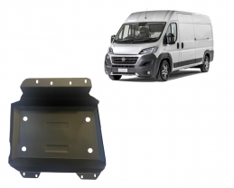 Protetor de aço para o tanque de combustível Fiat Ducato