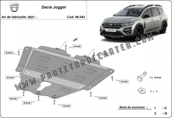 Protetor de Carter de aço Dacia Jogger