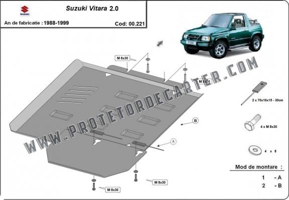  Protetor de caixa de velocidades de aço  Suzuki Vitara 2.0