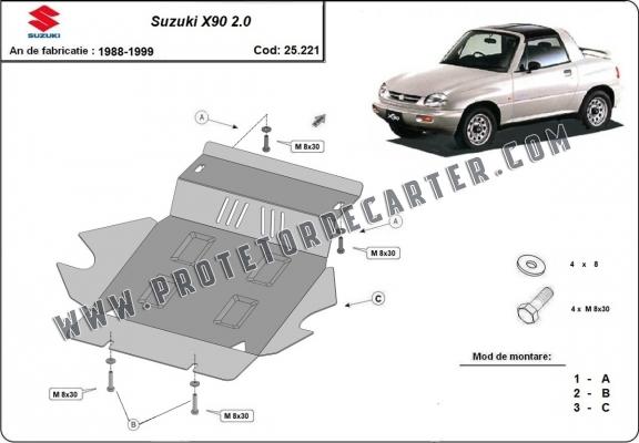 Protetor de Carter de aço Suzuki X90 2.0