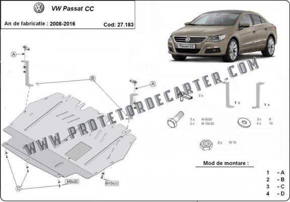 Protetor de Carter de aço VW Passat CC