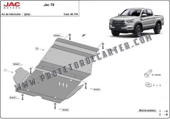 Protetor de Carter de aço Jac T8
