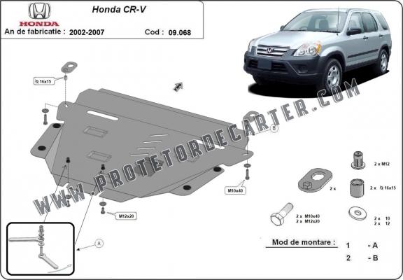 Protetor de Carter de aço Honda CR-V Gen 2