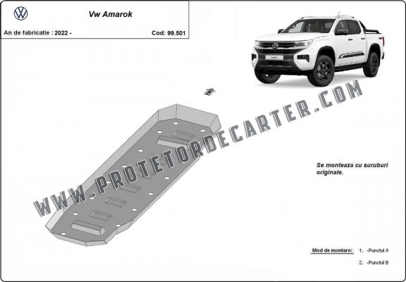 Protetor de aço para o tanque de combustível Volkswagen Amarok
