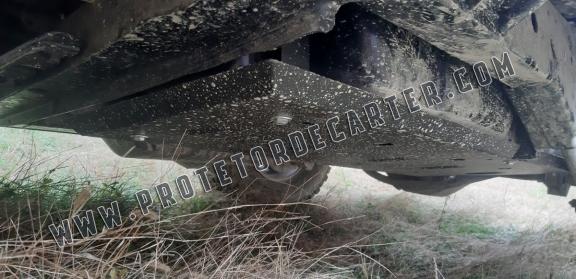 Protetor de aço para o tanque de combustível Hyundai Terracan