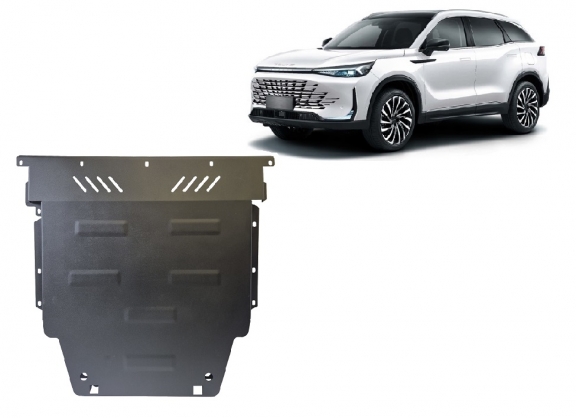 Protetor de Carter de aço Baic Beijing X75