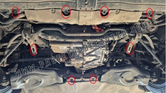 Protetor traseiro do motor para Tesla Model Y AWD
