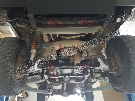  Protetor de caixa de velocidades de aço  Toyota Land Cruiser J90 - apenas para o modelo de 3 portas