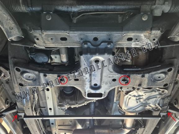 Protetor de aço para caixa de velocidades e diferencial Volkswagen Amarok - V6 automat