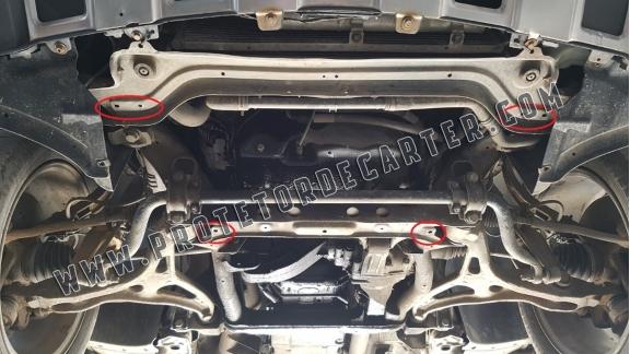 Protetor de Carter de aço Mercedes ML W164