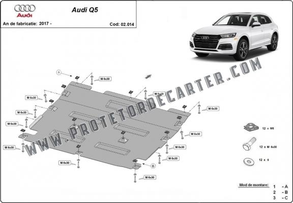 Protetor de Carter de aço Audi Q5