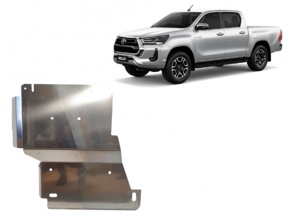 Protetor diferencial de alumínio Toyota Hilux Invincible