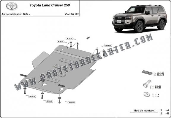 Protetor de caixa de velocidades de aço Toyota Land Cruiser 250