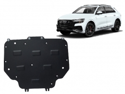  Protetor de caixa de velocidades de aço  Audi Q8