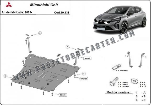 Protetor de Carter de aço Mitsubishi Colt