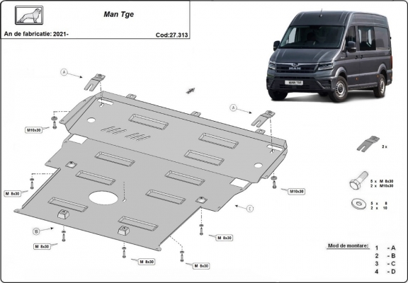 Protetor de Carter de aço Man TGE