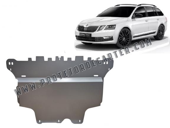 Protetor de Carter de alumínio Skoda Octavia 3