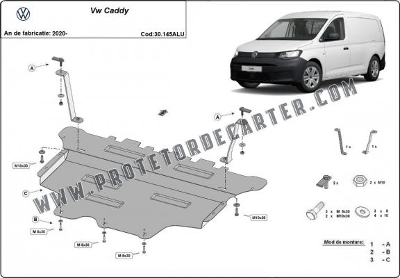 Protetor de Carter de alumínio VW Caddy
